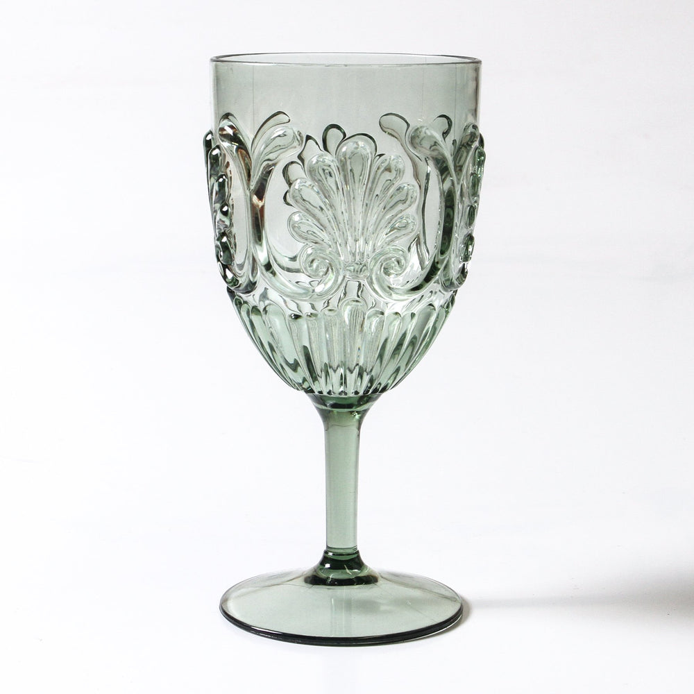 Indigo Love - Flemington Acrylic Wine Glass - Green