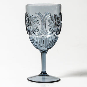 Indigo Love - Flemington Acrylic Wine Glass - Blue