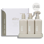 al.ive - Premium Kitchen Trio - Dishwashing Liquid, Bench Spray & Hand Wash