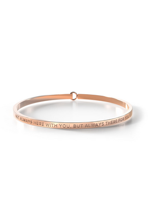 Be. Bangles - Bangle With Clasp - Rose Gold - There With You