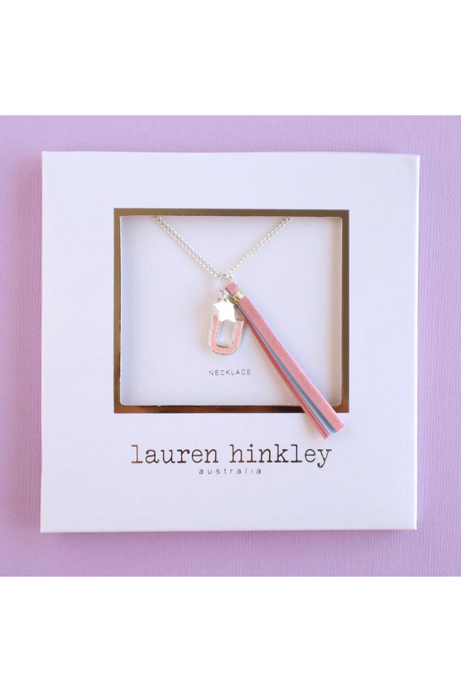  The Little Tree Store - Lauren Hinkley - Initial Necklace - U - Girls Birthday party present under $25