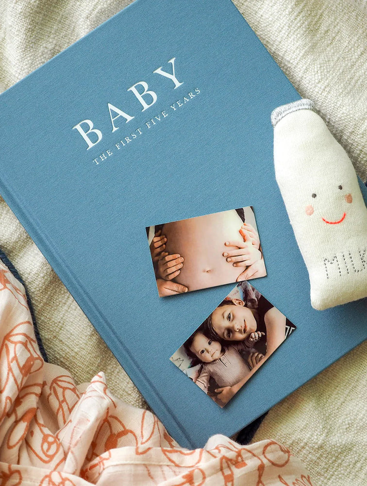 Write to Me - Baby Journal - Baby The First Five Years - Blue