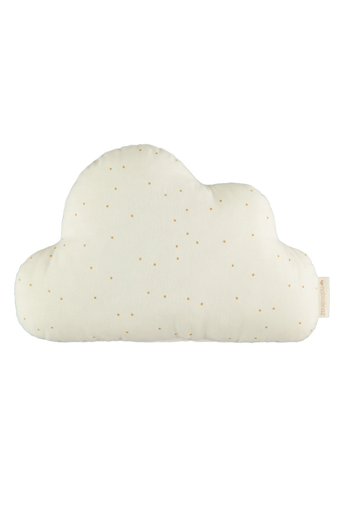 Nobodinoz - Cloud Cushion - Honey Sweet Dots - Natural