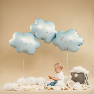 Balloon - Foil Character - Cloud - Pastel Blue - 61cm (24")