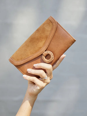 Ovae - Coco Leather Wallet - Pecan