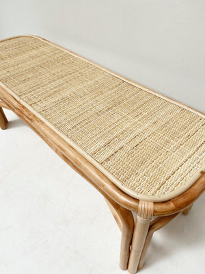 
                
                    Load image into Gallery viewer, Pre- Order - Black Salt Co - The Lima Bench Seat - Rattan
                
            