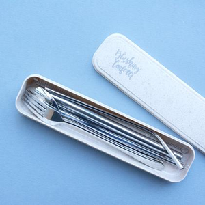 The Somewhere Co. - Take Me Away Cutlery Set - Silver