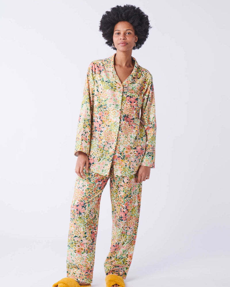 Kip & Co - Flannelette Adult L/S Shirt & Pant Pajama Set - You're Beautiful